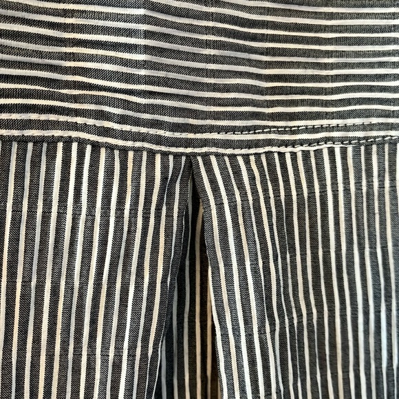 NWOT Ulla Popken Boho Top- striped 1/4 button 3/4 sleeve Sz 24/ 26 - Picture 10 of 12